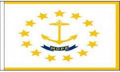 Rhode Island Table Flags